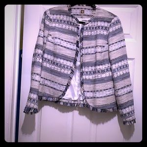 Blue & White design blazer